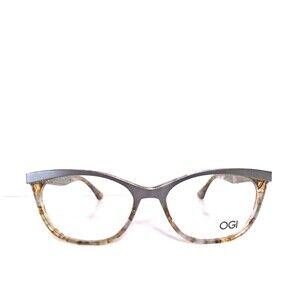 2 Pairs Womens OGI Silver Sage & Gold Rush Cat Eye Frames Retail $320-Japan Made